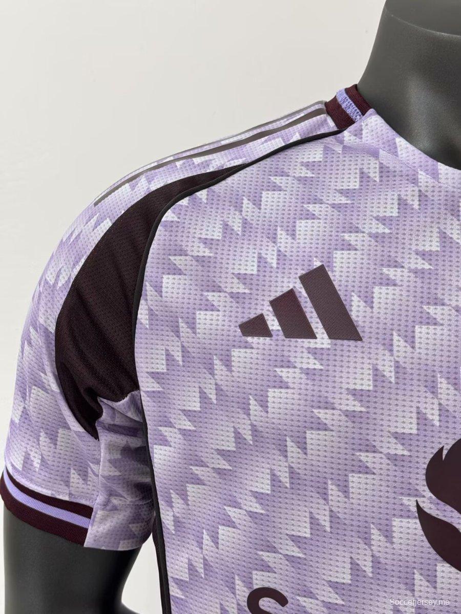 إصدار اللاعب 25/26 قميص مانشستر يونايتد خارج الديار باللون البنفسجي 25/26