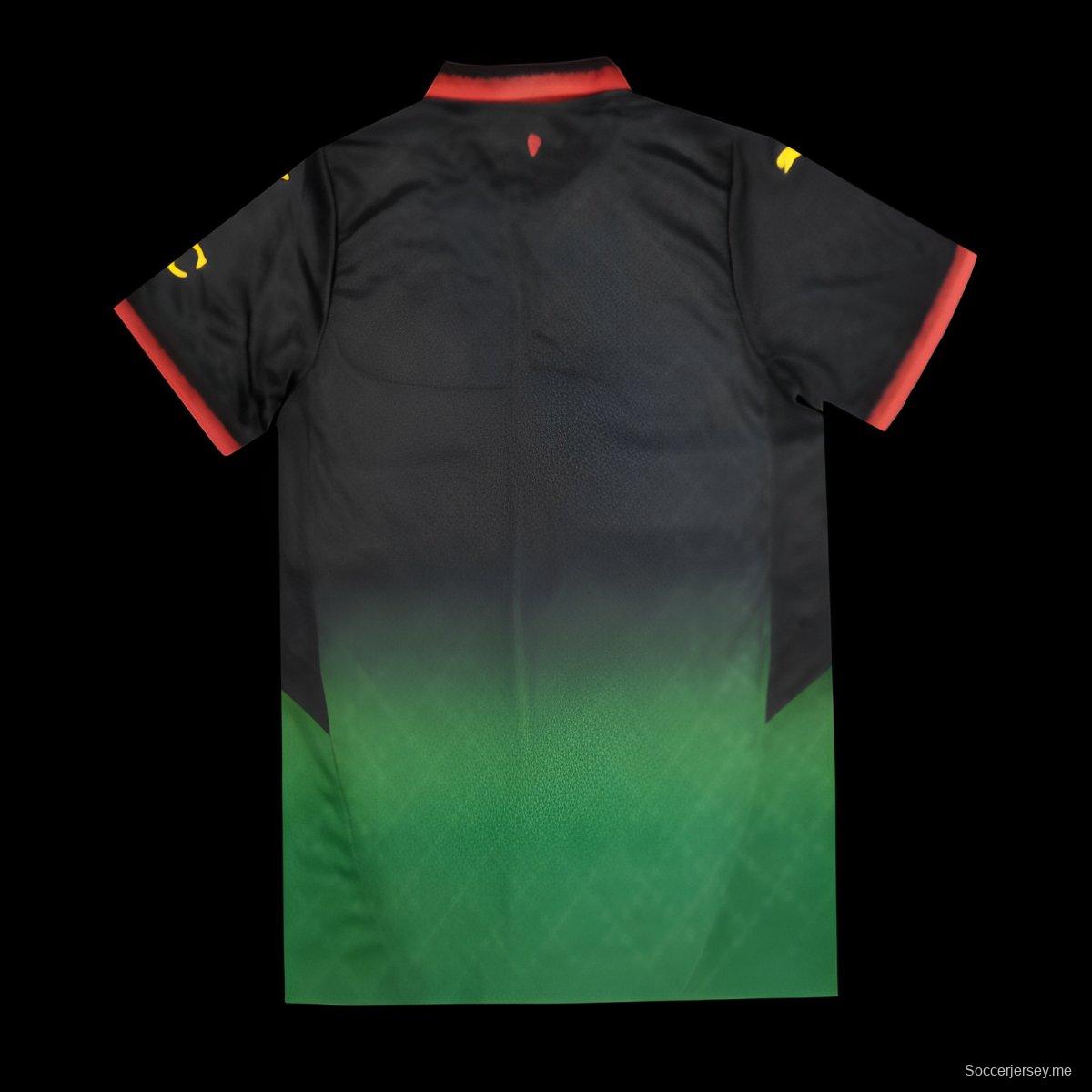 25/26 قميص ميلان × أوف وايت أسود خاص 25/26