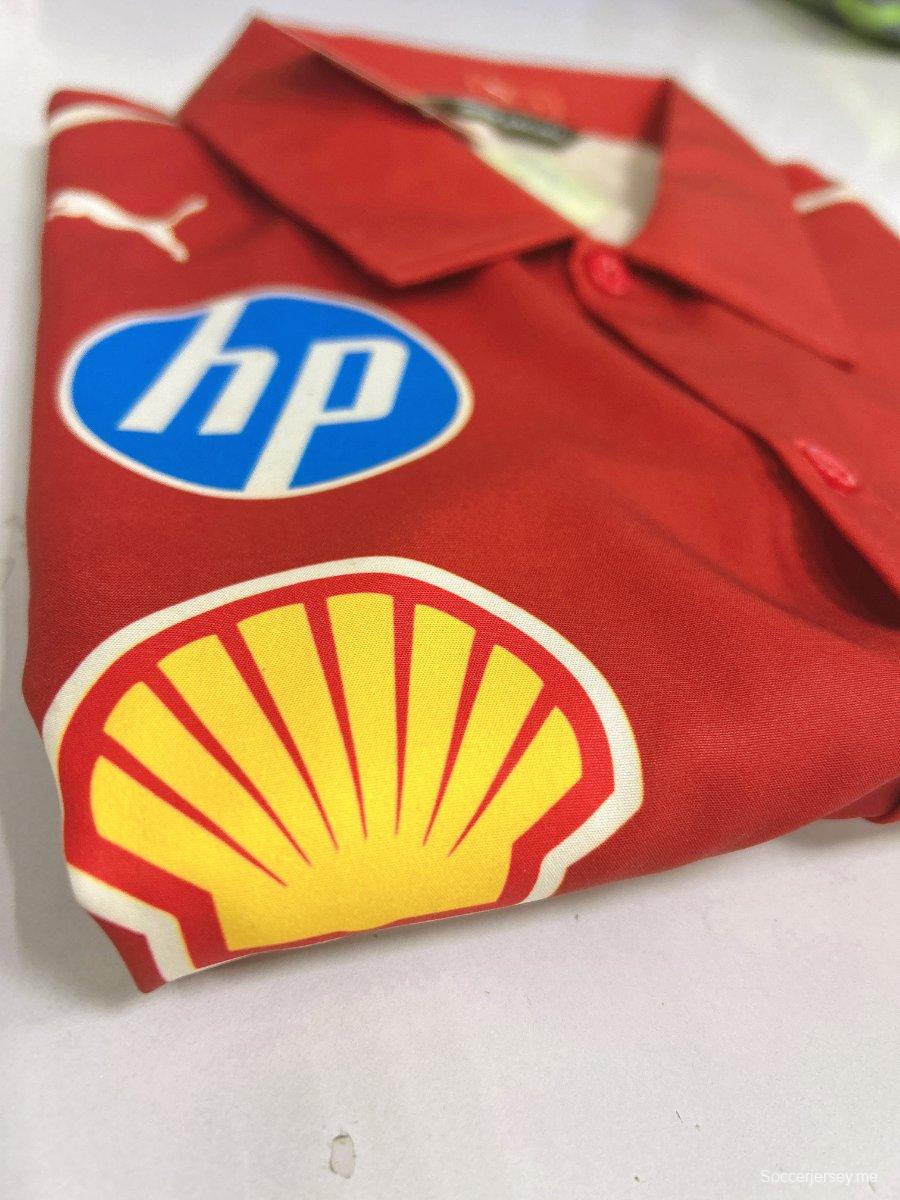 قميص فريق سكوديريا فيراري 2025 فريق سكوديريا فيراري 2025 بأكمام قصيرة - طراز سباقات الفورمولا 1