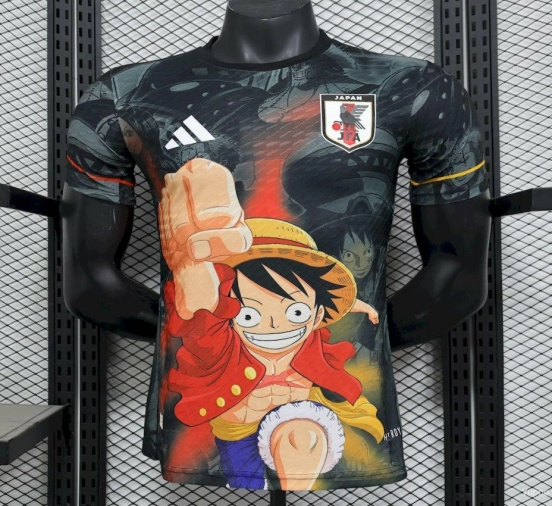 2025/26 نسخة لاعب 2025/26 لاعب اليابان ون بيس ون بيس - قميص مونكي دي لوفي