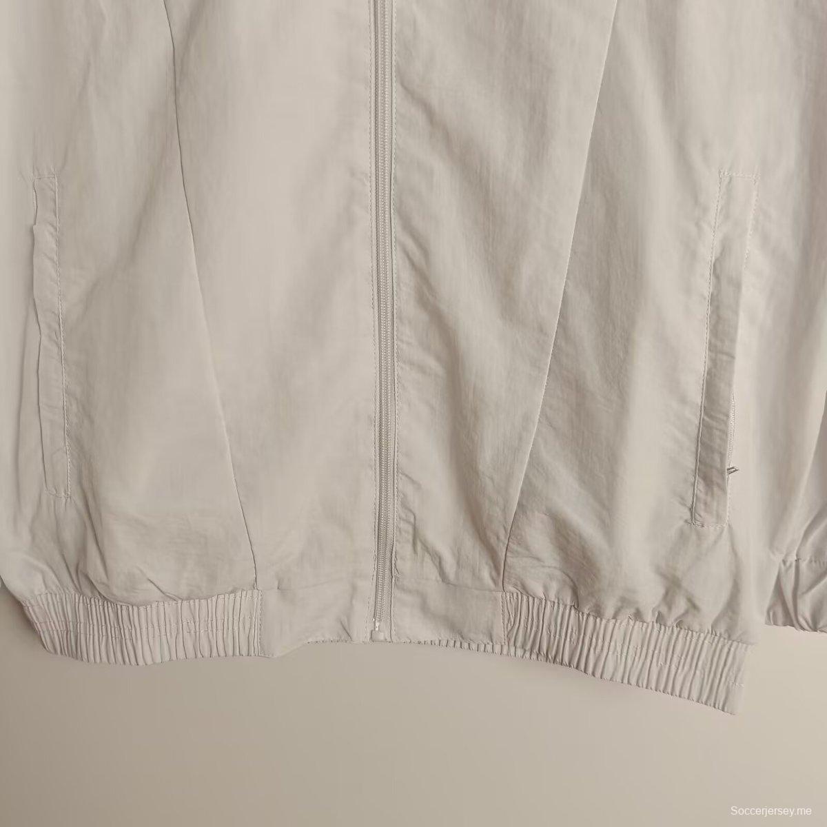 2025 إيطاليا 2025 سترة واقية من الرياح بيضاء