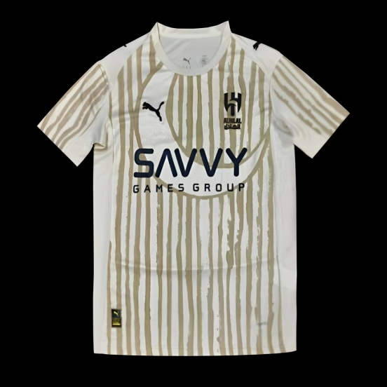 25/26 قميص فريق الهلال السعودي لكرة القدم خارج الملعب