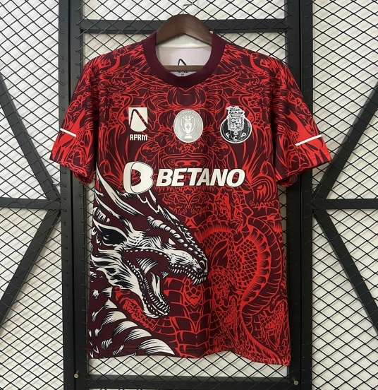 25/26 بورتو بورتو إصدار خاص أحمر اللون الأحمر