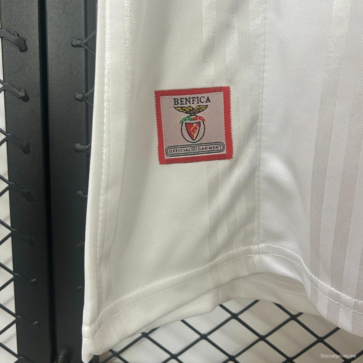 قميص بنفيكا 97/99 ريترو 97/99 أبيض خارجي