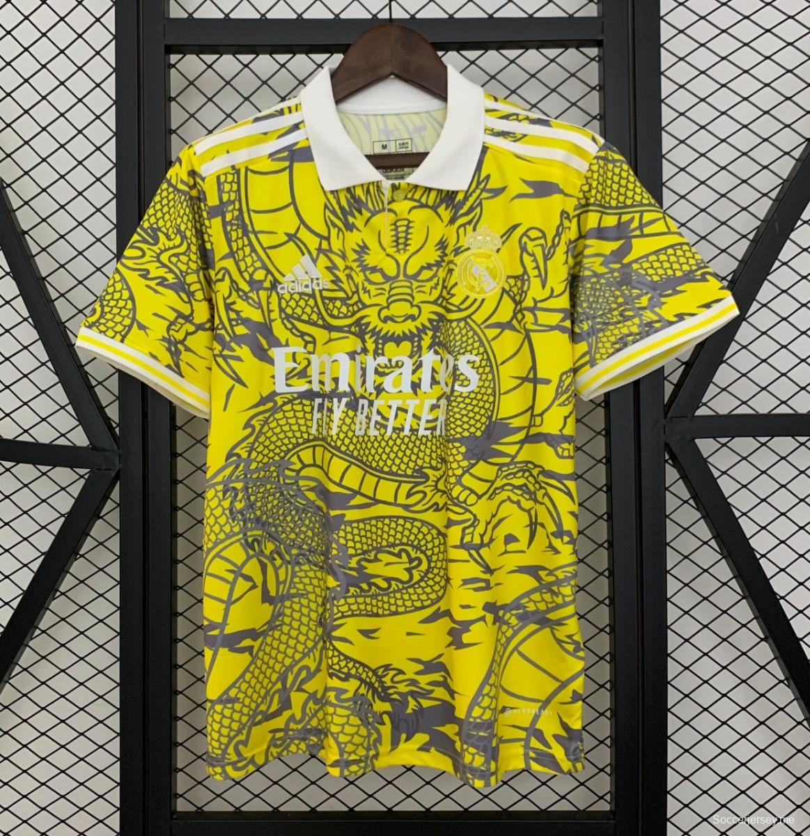 25/26 قميص ريال مدريد الأصفر الخاص 25/26