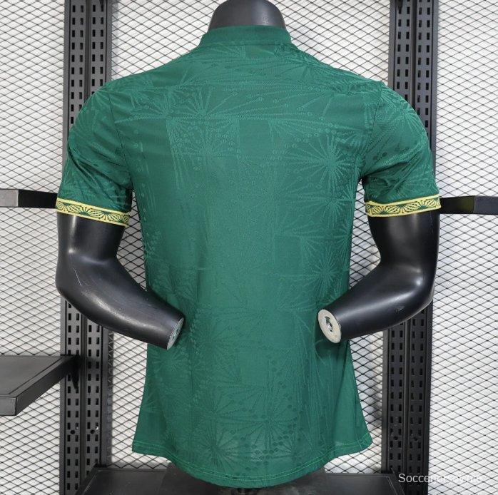 إصدار اللاعبين 2025 قميص خاص أخضر اللون أخضر كأس المكسيك الذهبي 2025
