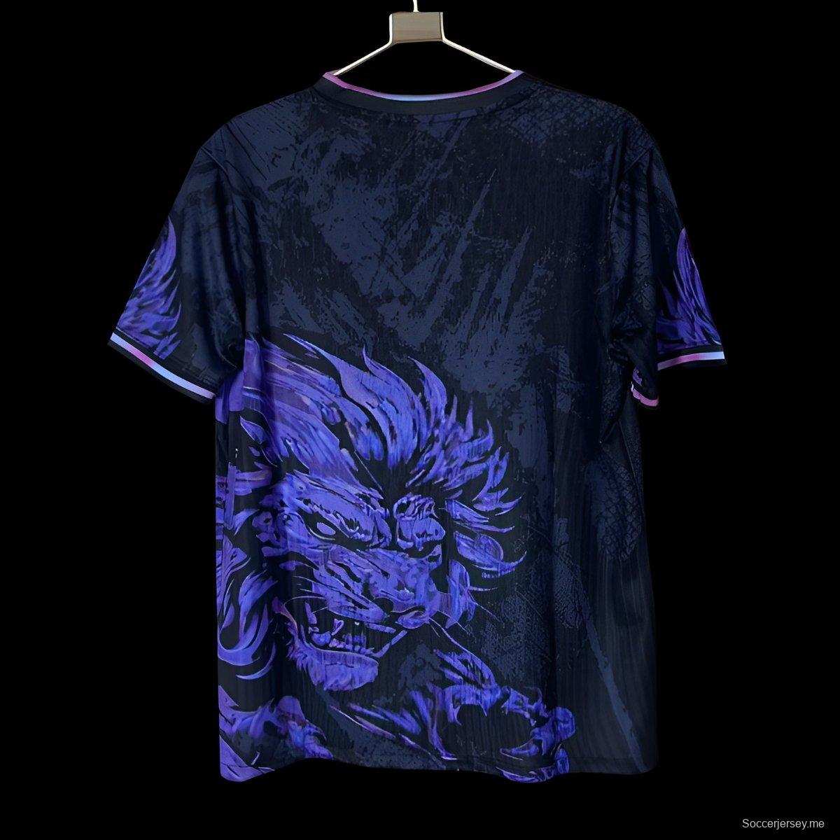 24/25 قميص برشلونة "كاتالان رور" الأزرق الخاص