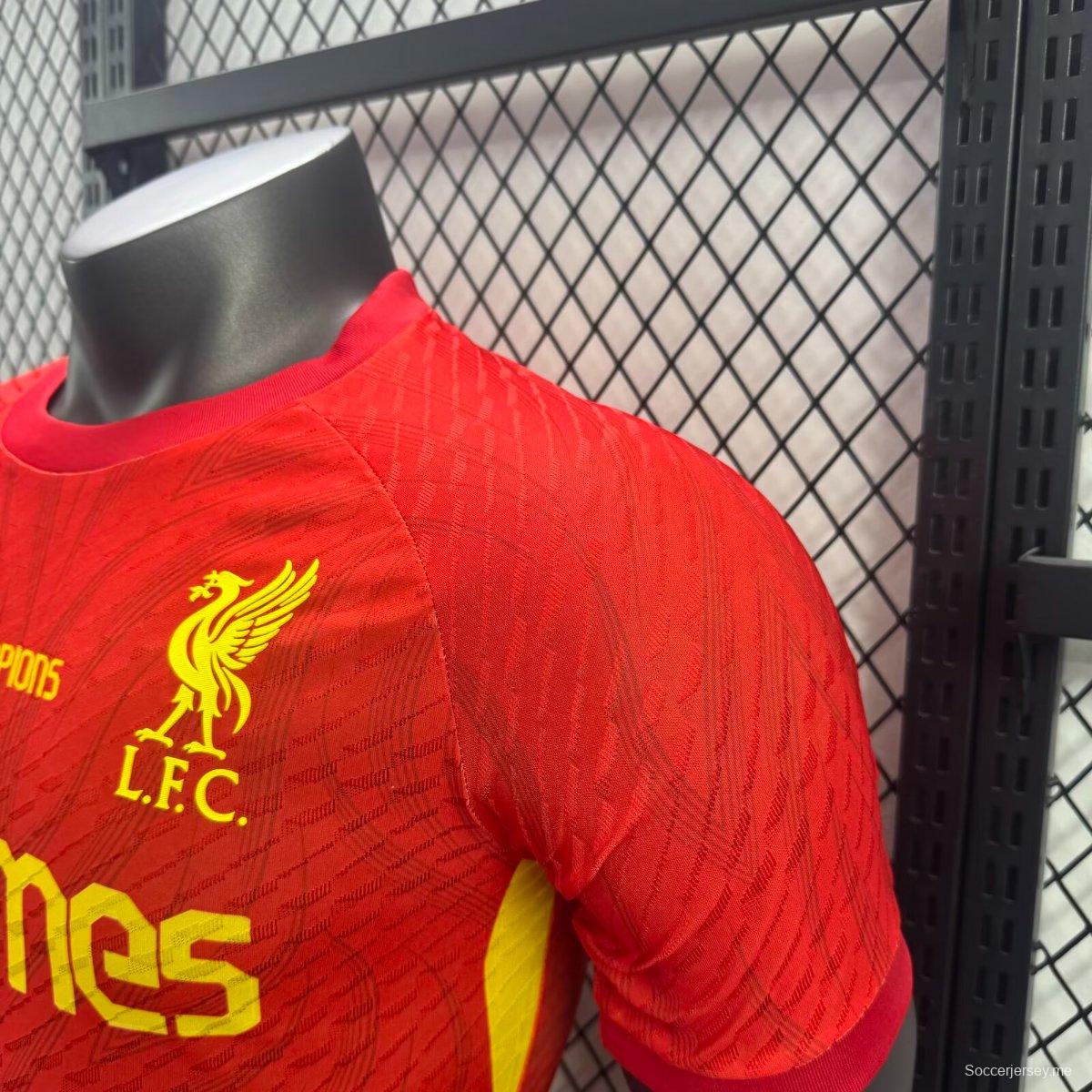 نسخة اللاعب 25/26 قميص بطل ليفربول 20 مرة بطل ليفربول 20 مرة