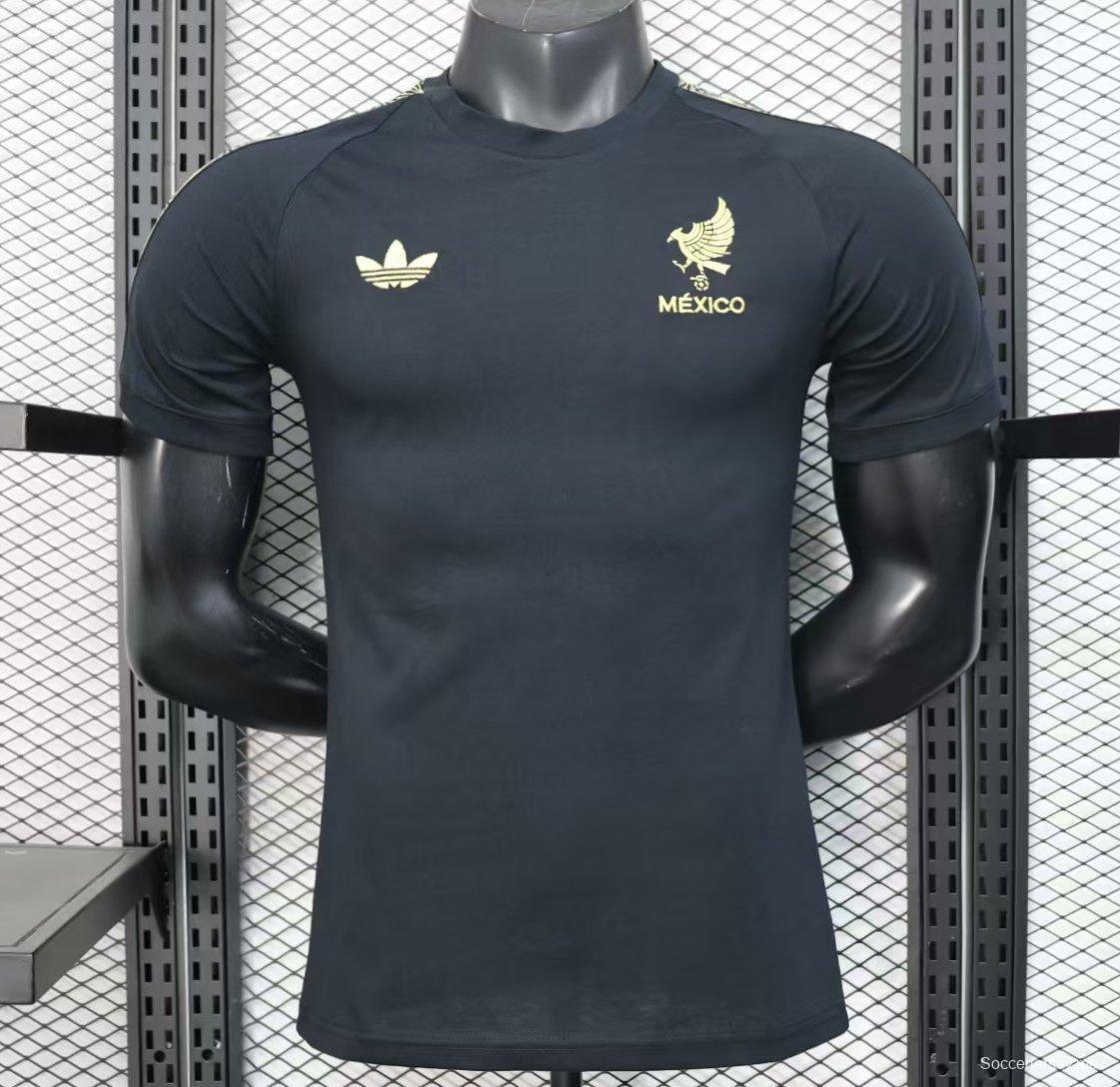 2025 تي شيرت كاجوال قطن مكسيكي 2025 أسود كاجوال