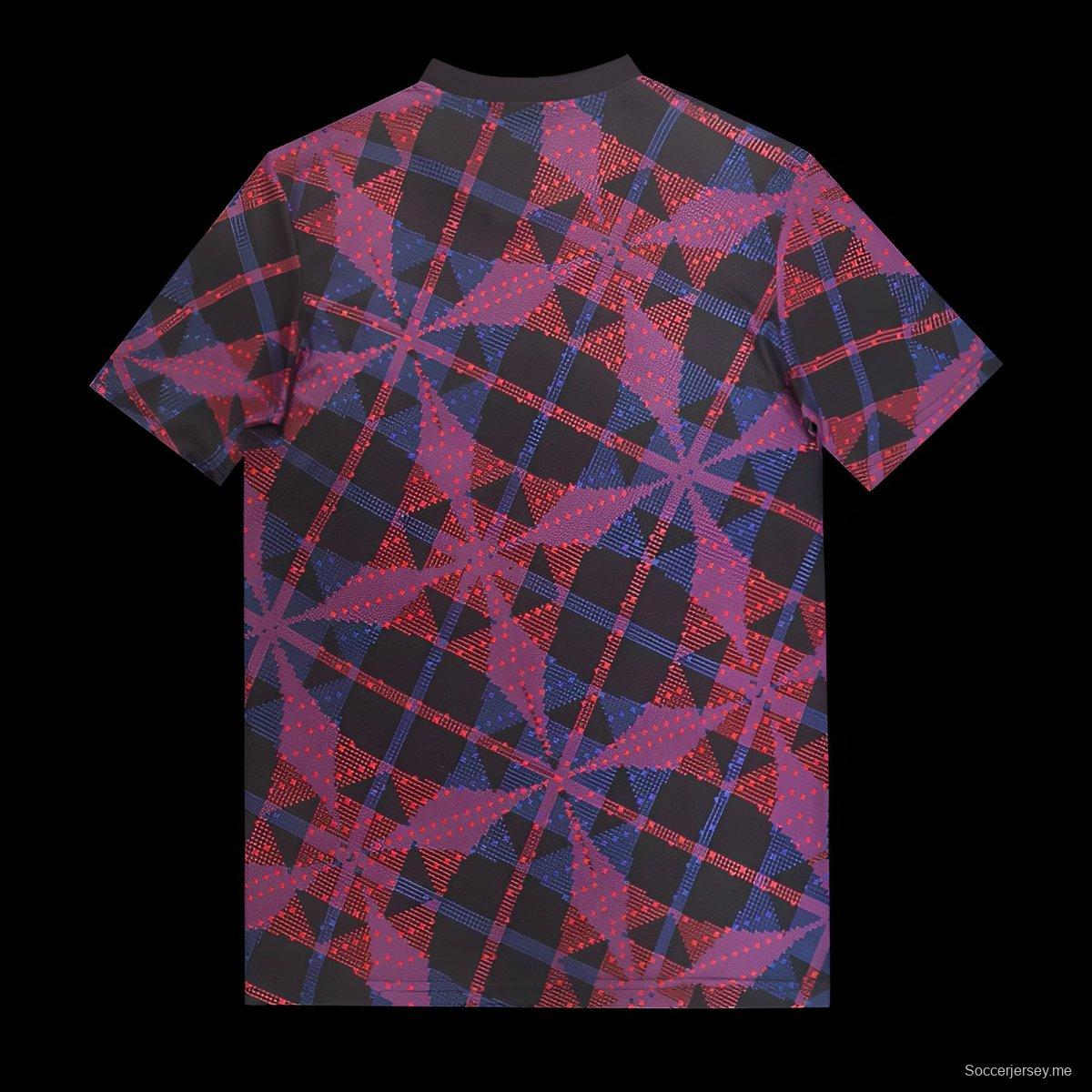 25/26 قميص أولمبيك ليون ليون ليون بنفسجي بنقشة هندسية