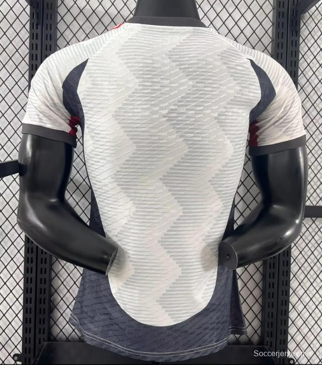 إصدار اللاعب 2025 قميص أبيض مكسيكي مع قميص محارب الأزتك 2025