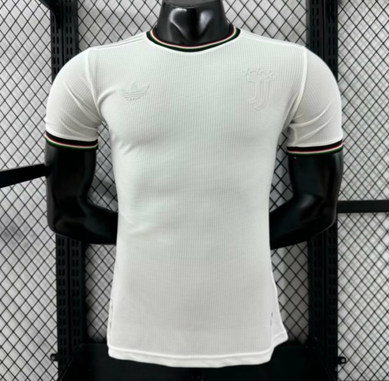 إصدار اللاعب 25/26 قميص يوفنتوس الأبيض قبل المباراة 25/26