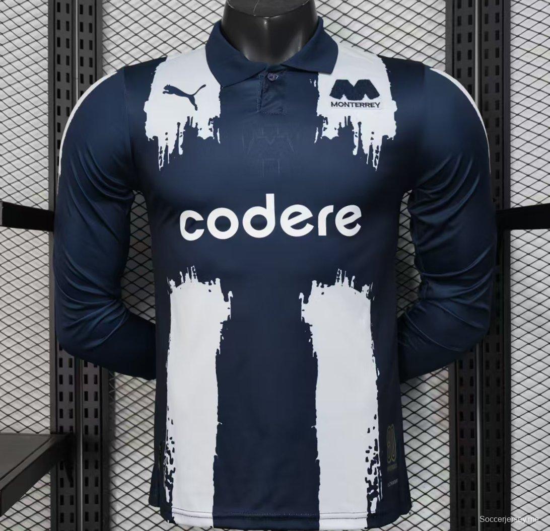 إصدار اللاعب 25/26 قميص بأكمام طويلة الأكمام من مونتيري 25/26