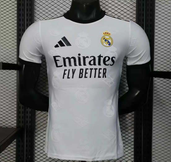 إصدار اللاعب 25/26 قميص ريال مدريد الأبيض الخاص 25/26