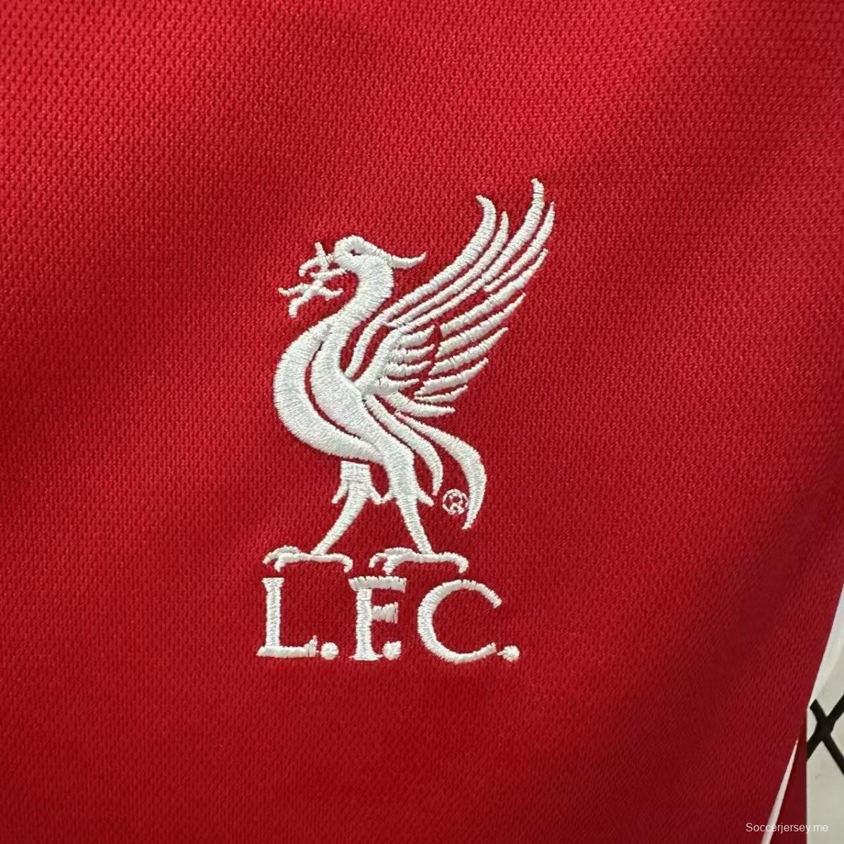 25/26 قميص بيسبول أحمر اللون أحمر اللون لليفربول الولايات المتحدة