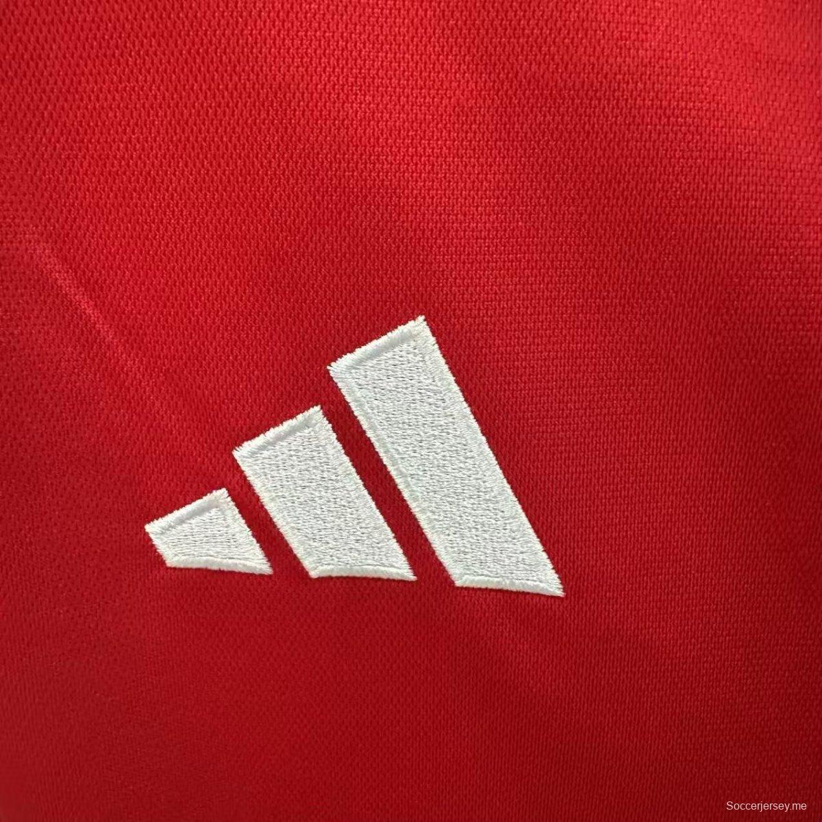 25/26 قميص بيسبول أحمر اللون أحمر اللون لليفربول الولايات المتحدة