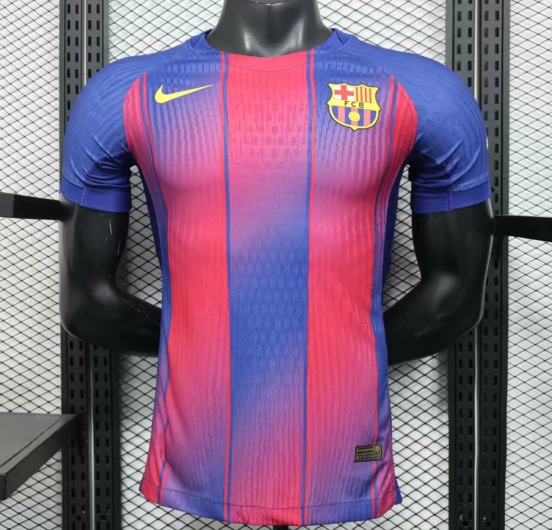 إصدار اللاعب 25/26 قميص برشلونة الأساسي بدون راعي