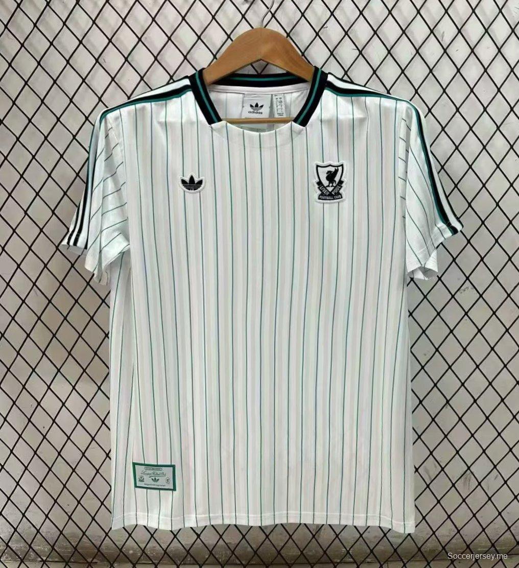 25/26 قميص مخطط على شكل أيقونات نادي ليفربول لكرة القدم