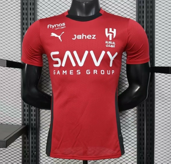 نسخة اللاعب 25/26 قميص الهلال الأحمر الهلال 25/26