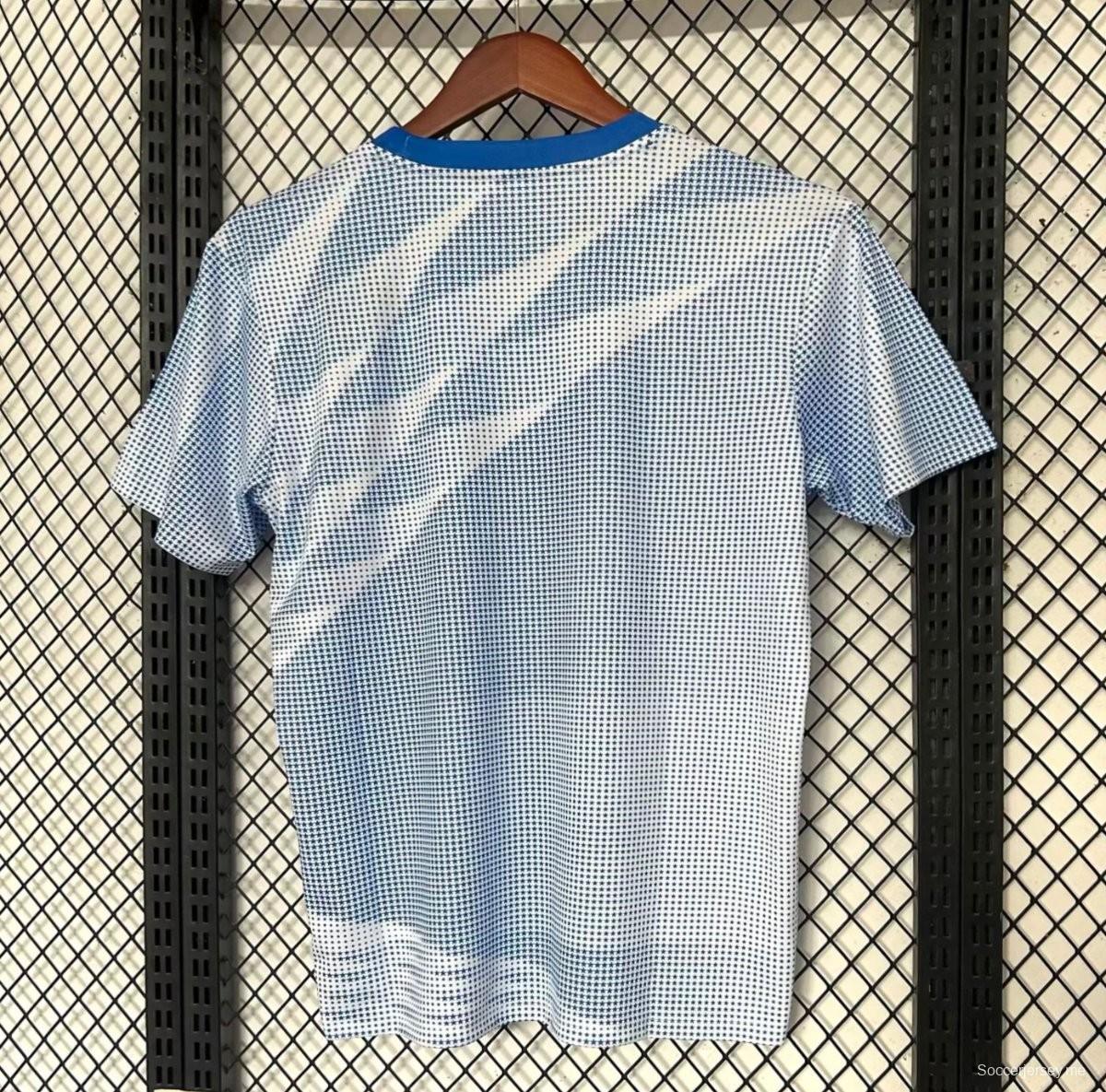 قميص الولايات المتحدة الأمريكية 2026 أزرق/أبيض قبل المباراة