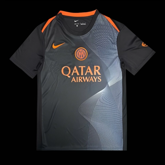 25/26 قميص إنتر ميلان أسود قبل المباراة 25/26