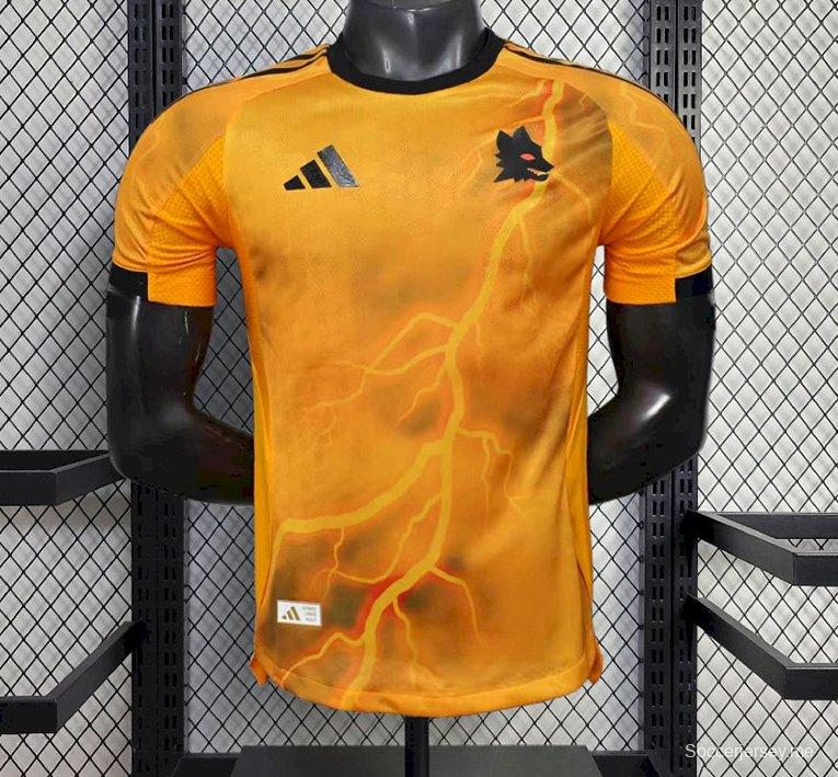 2025/26 نسخة اللاعب 2025/26 قميص روما للرجال خارج الملعب