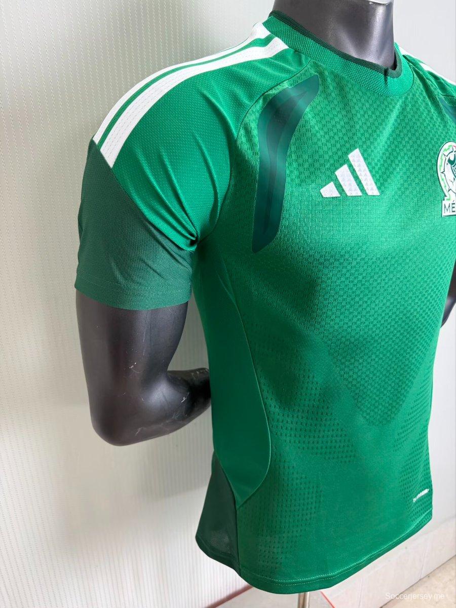 نسخة اللاعب 2026 قميص التدريب قبل المباراة الأخضر المكسيكي 2026