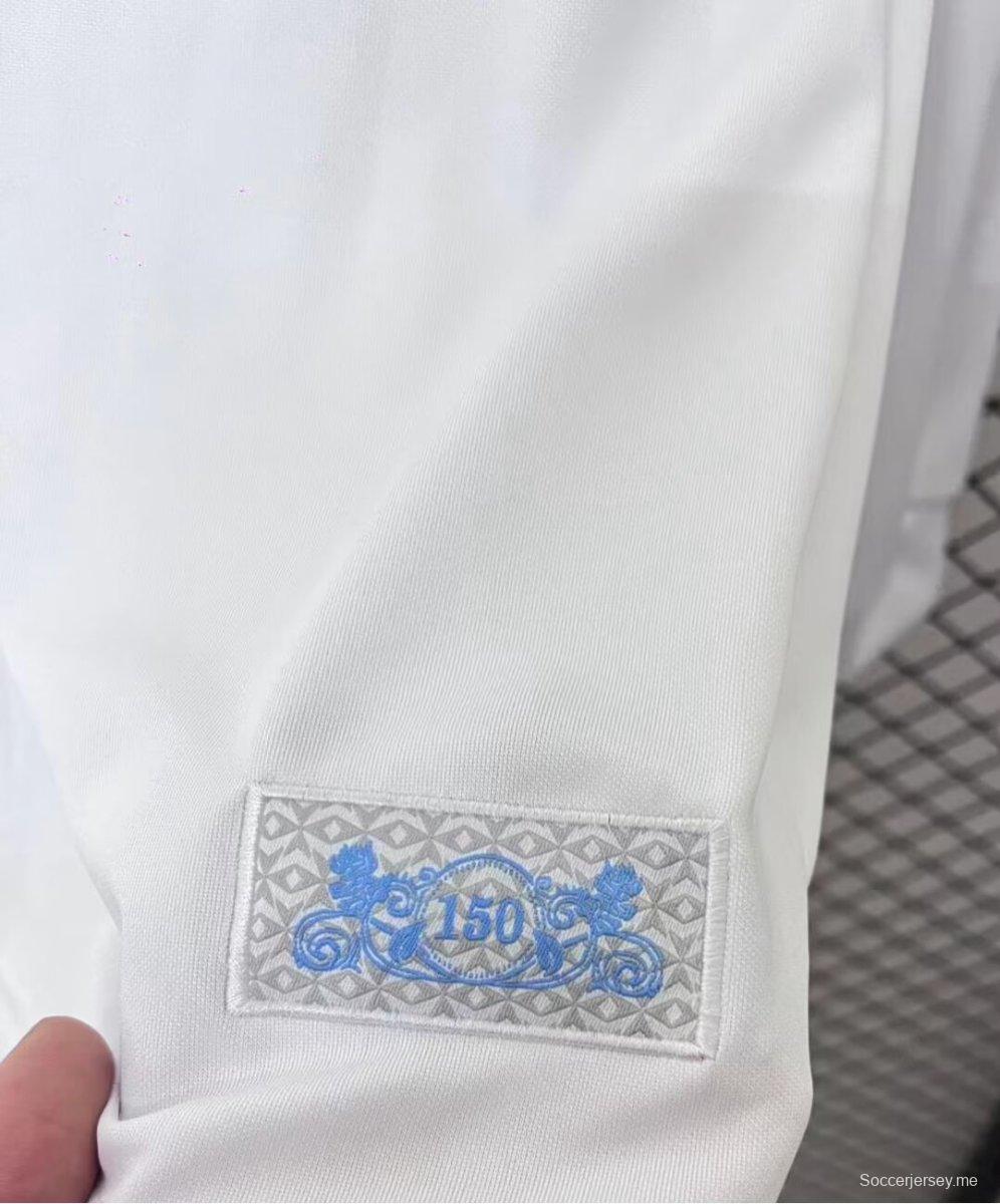 25/26 قميص بيرنز روفرز الأبيض طويل الأكمام بمناسبة الذكرى الـ 150 لتأسيس النادي