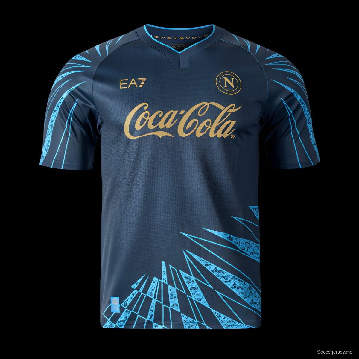 25/26 قميص نابولي الأزرق قبل المباراة