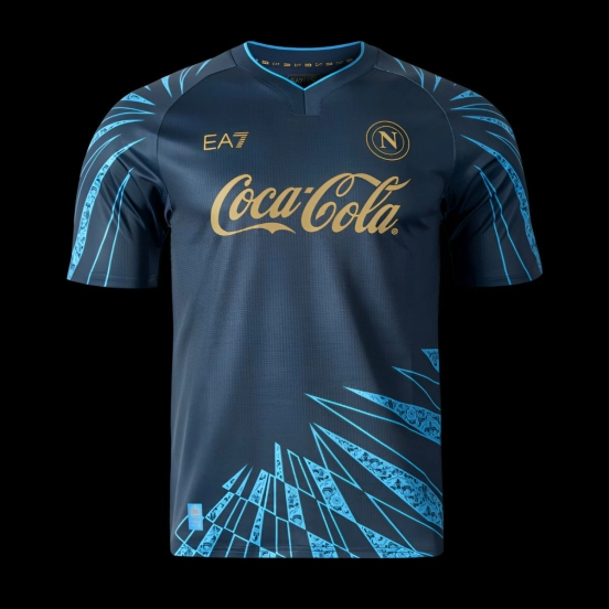 25/26 قميص نابولي الأزرق قبل المباراة