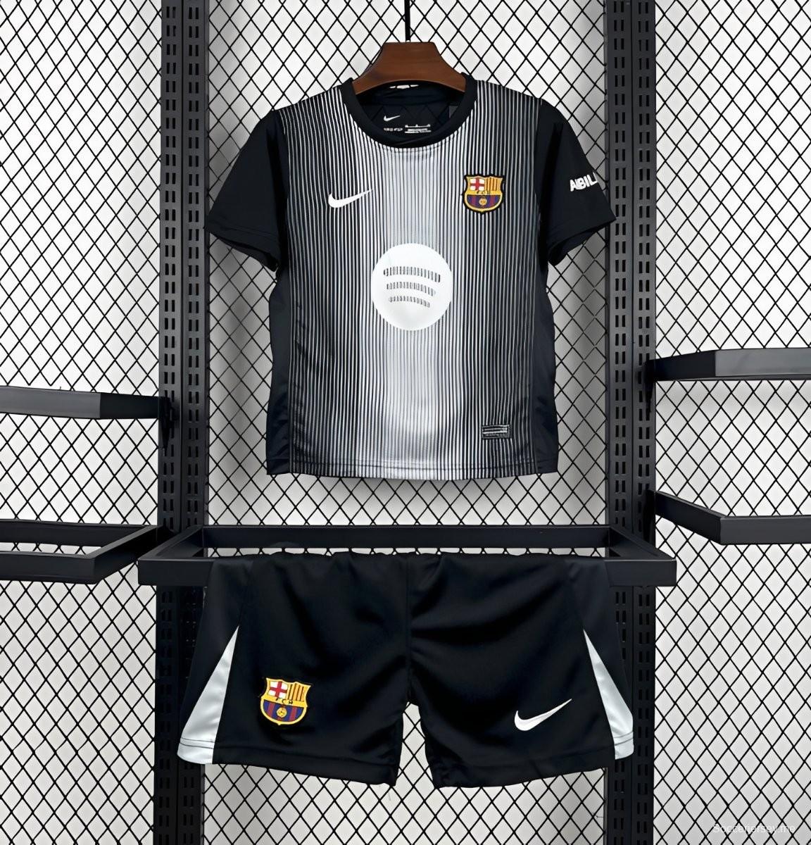 2025/26 طقم حارس مرمى برشلونة للأطفال