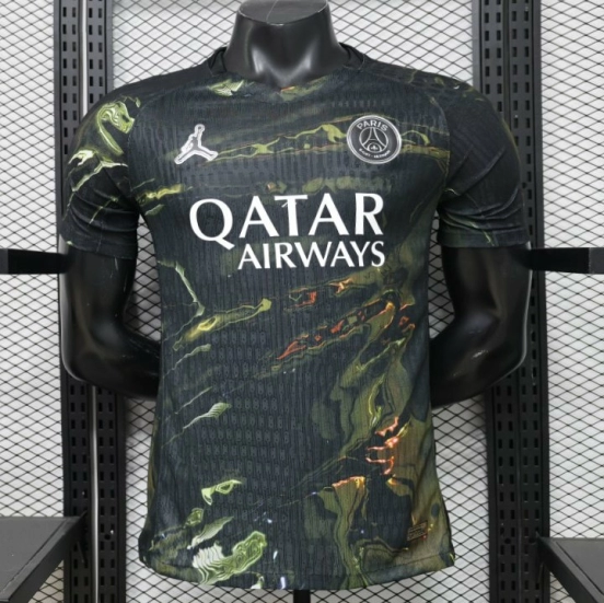 قميص اللاعب إصدار 26/27 باريس سان جيرمان × جوردان براند، الطبعة الثالثة باللون الأسود