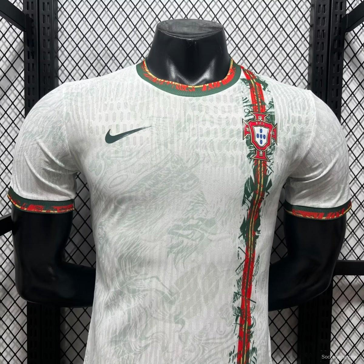 قميص اللاعب النموذجي الأبيض للمنتخب البرتغالي، الإصدار 2026