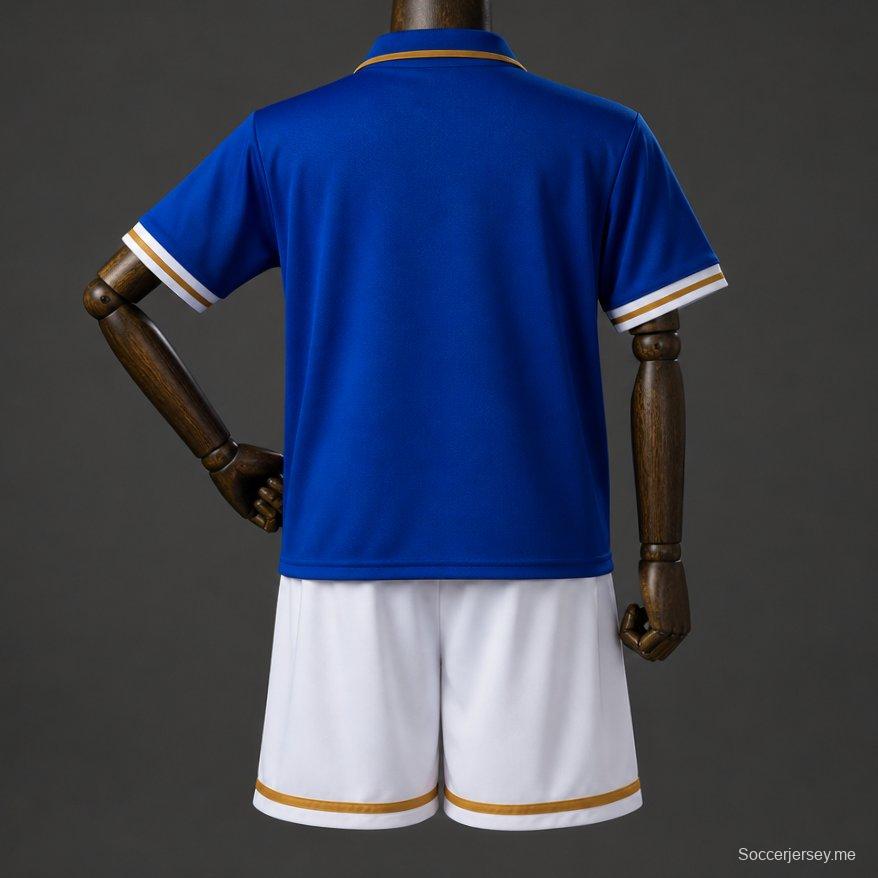 قميص إيطاليا للأطفال من طراز "هوم ريترو" لعام 1996، مقاس 16-28