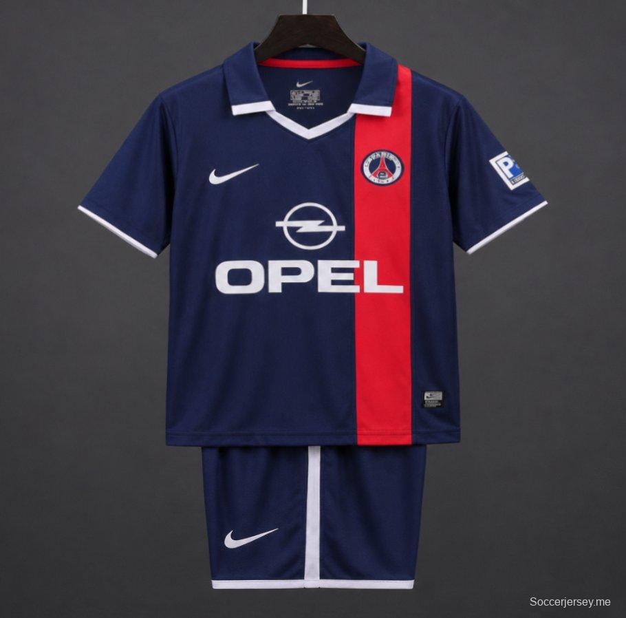 قميص باريس سان جيرمان (PSG) الرئيسي للموسم 2001/2002