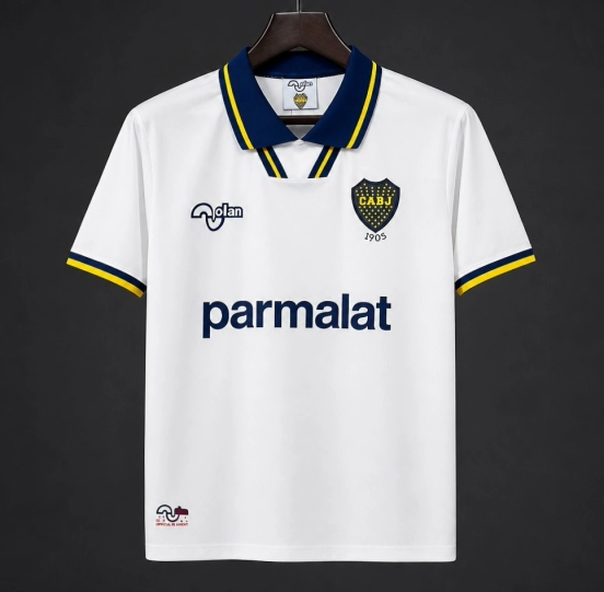 قميص ريترو 92/93 بوكا جونيورز Away أبيض اللون
